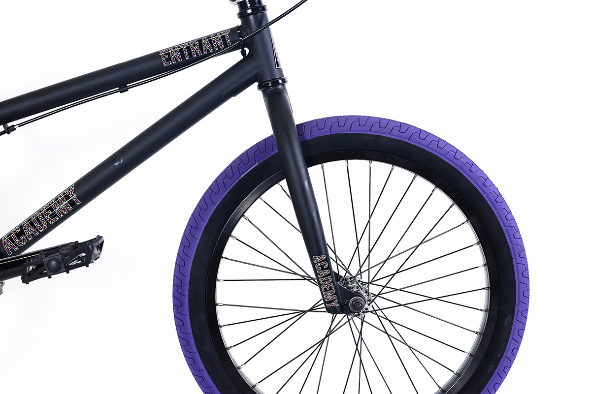 Rower BMX Academy Entrant 9 Matte Black / Purple : AveDistro