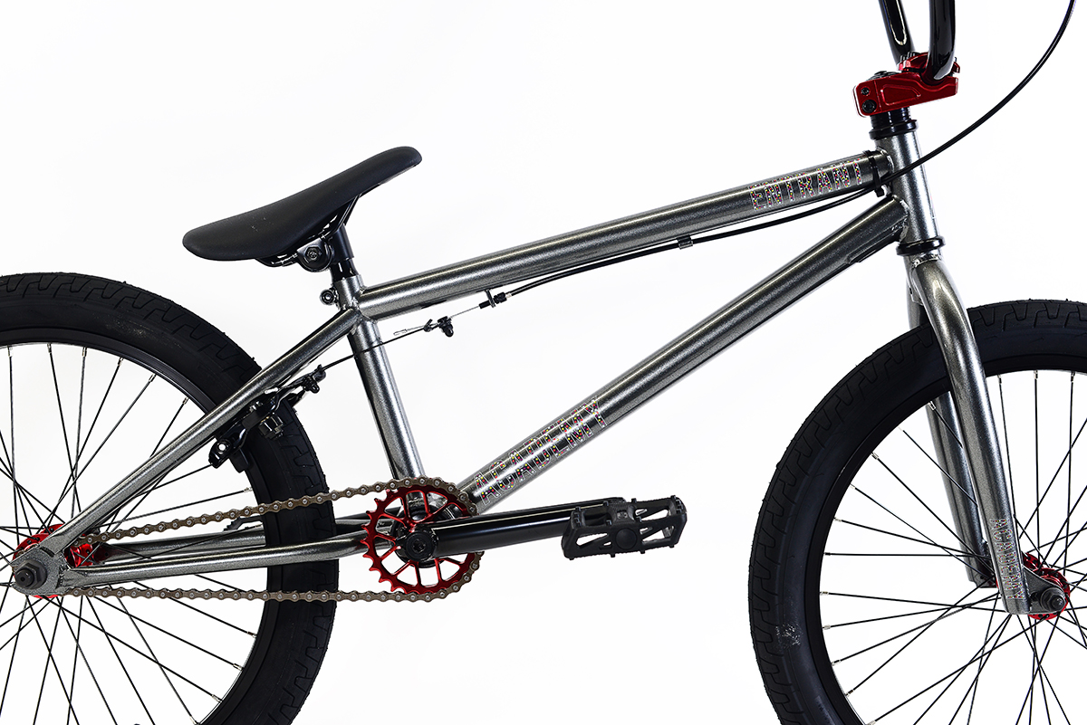 Rower BMX Academy Entrant 9 Metal Grey / Red : AveDistro