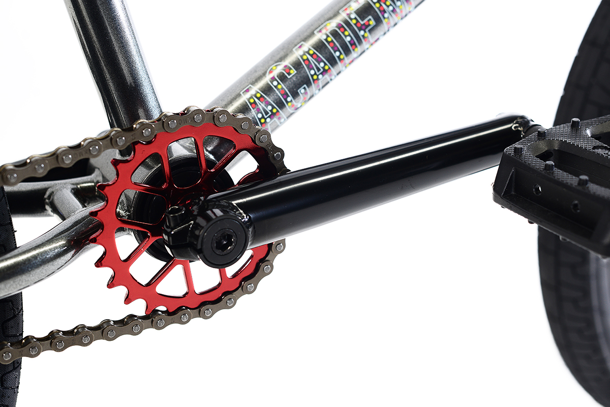 Rower BMX Academy Entrant 9 Metal Grey / Red : AveDistro