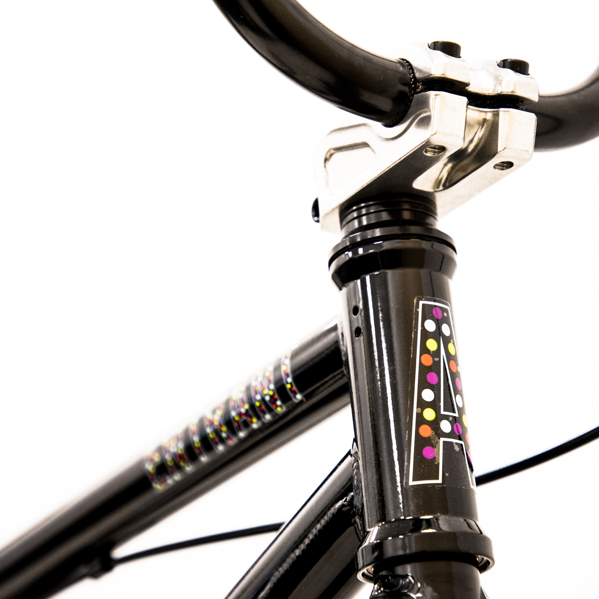 Rower BMX Academy Entrant Gloss Black / Rainbow : Sklep AveBmx - rowery ...